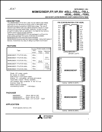 Click here to download M5M5256DRV-70XL Datasheet