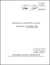 Click here to download FU-445SDF-V1M1C Datasheet