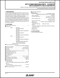 Click here to download M37272MFH-XXXSP Datasheet