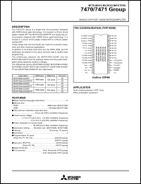 Click here to download M37471M8-XXXSP Datasheet