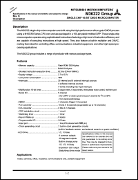 Click here to download M30222FGGP Datasheet