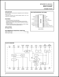 Click here to download M5M52723ASP Datasheet