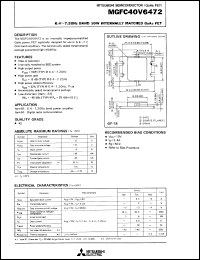 Click here to download MGFC40V6472 Datasheet