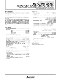 Click here to download M37270EFSP Datasheet