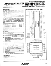 Click here to download M50941-181SP Datasheet