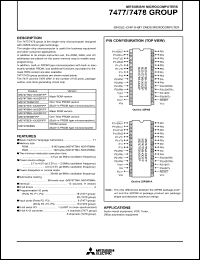 Click here to download M37477M4-2214FP Datasheet