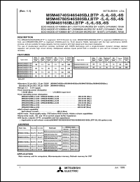 Click here to download M5M465405BJ Datasheet