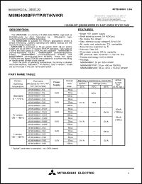 Click here to download M5M5408BTP Datasheet