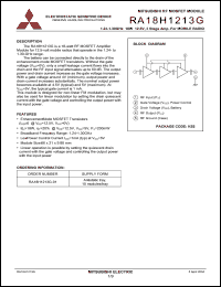 Click here to download RA18H1213G-01 Datasheet