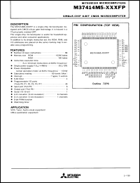 Click here to download M37414E5XXXFP Datasheet