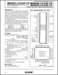 Click here to download M50958XXXSP Datasheet