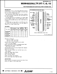 Click here to download M5M482256J7 Datasheet