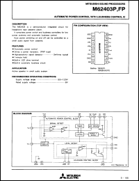 Click here to download M62403P Datasheet