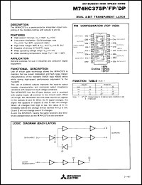 Click here to download M74HC375P Datasheet