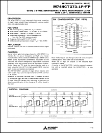 Click here to download M74HCT373-1FP Datasheet