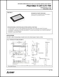 Click here to download PS21962-TW Datasheet