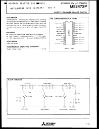 Click here to download M52472P Datasheet