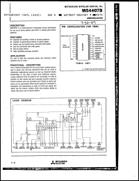 Click here to download M54407B Datasheet