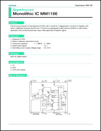 Click here to download MM1166XF Datasheet