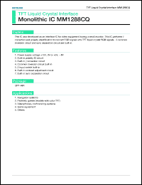 Click here to download MM1288CQ Datasheet