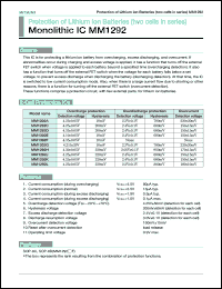 Click here to download MM1292J Datasheet