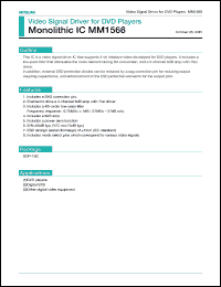 Click here to download MM1566 Datasheet