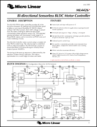 Click here to download ML4426IH Datasheet