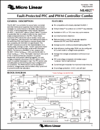 Click here to download ML4827CS-2 Datasheet