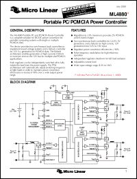 Click here to download ML4880CS Datasheet