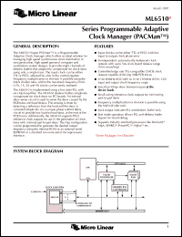 Click here to download ML6510CQ-130 Datasheet