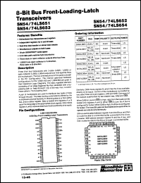 Click here to download SN54LS654F Datasheet