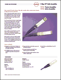 Click here to download 74743-0009 Datasheet