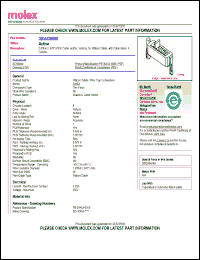 Click here to download 0304530800 Datasheet