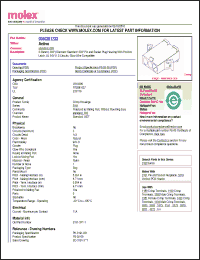 Click here to download 0050361722 Datasheet