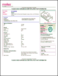 Click here to download 0511630300 Datasheet