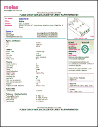 Click here to download 0050579318 Datasheet