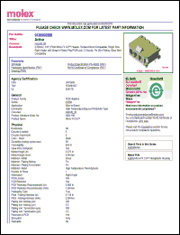 Click here to download 43650-0500 Datasheet