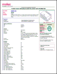 Click here to download 0039301161 Datasheet