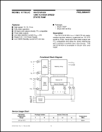 Click here to download V61C3181024-10T Datasheet