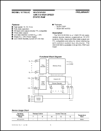 Click here to download V61C5181024-10T Datasheet