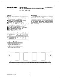 Click here to download V826632B24SXTG-B0 Datasheet