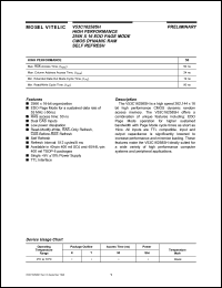 Click here to download V53C16258SH Datasheet