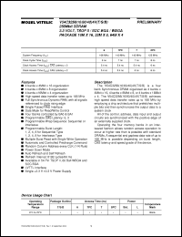 Click here to download V54C3256164VAT Datasheet