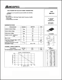 Click here to download 2SA1215 Datasheet