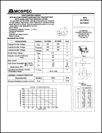Click here to download MJ10005 Datasheet