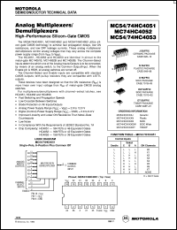 Click here to download MC74HC4051DW Datasheet