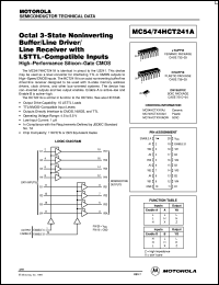 Click here to download MC74HCT141ADW Datasheet