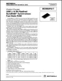 Click here to download MCM69P817ZP3.5R Datasheet