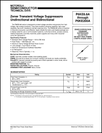 Click here to download P6KE200A Datasheet