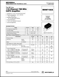 Click here to download MHW7182A Datasheet